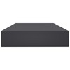 vidaXL Bookshelf Boards 4 pcs Gray 39.4 in.x3.9 in.x0.6 in. Engineered Wood - 3 of 4