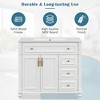 36" Bathroom Vanity with Sink, White Vanity Cabinet with Flip-Out Drawer, 3 Drawers, 2 Soft-Close Doors - 4 of 4