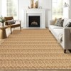 Indoor Modern Washable Soft Non Slip Area Rugs Contemporary Low Pile Floor Carpet for Bedroom Living Room Home Office - 3 of 4