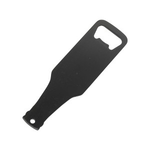 Unique Bargains Bottle Opener Bottle-Shaped Wine Opener Hand Wash Only Stainless Steel 1.3"x4.72" 1Pcs - 1 of 4