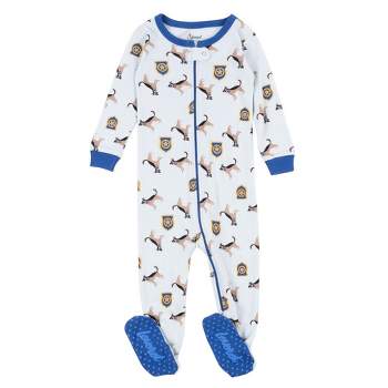 Leveret Footed Sleeper Cotton Boys Pajamas