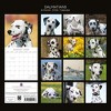 2026 Square Wall Calendar, Dalmatians, 16-Month Paw Prints Theme with 180 Reminder Stickers (12x12 In) - 4 of 4