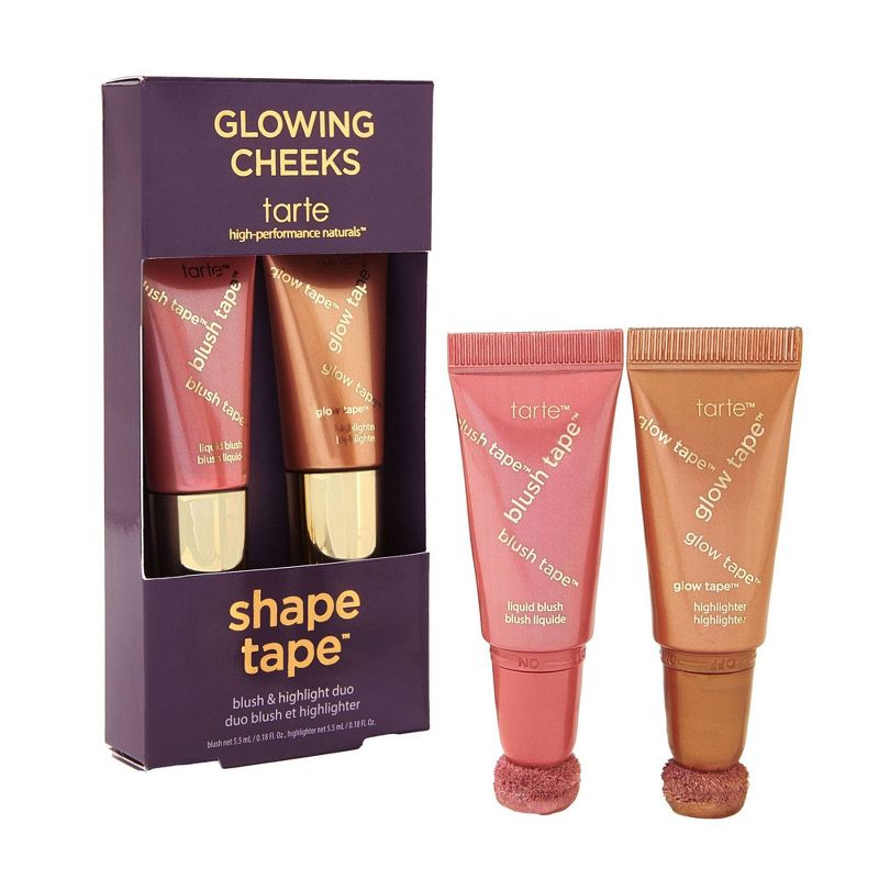 tarte Glowing Cheeks Blush and Highlight Cosmetic Set - 0.36 fl oz/2pc - Ulta Beauty, 1 of 7