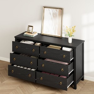 4-Drawer Dresser for Bedroom, White Modern Tall Chest of Drawers - Storage Dresser with Anti-Tip Design - 1 of 4