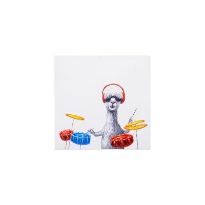 Yosemite Home Decor Llama Play for You II Wall Art
