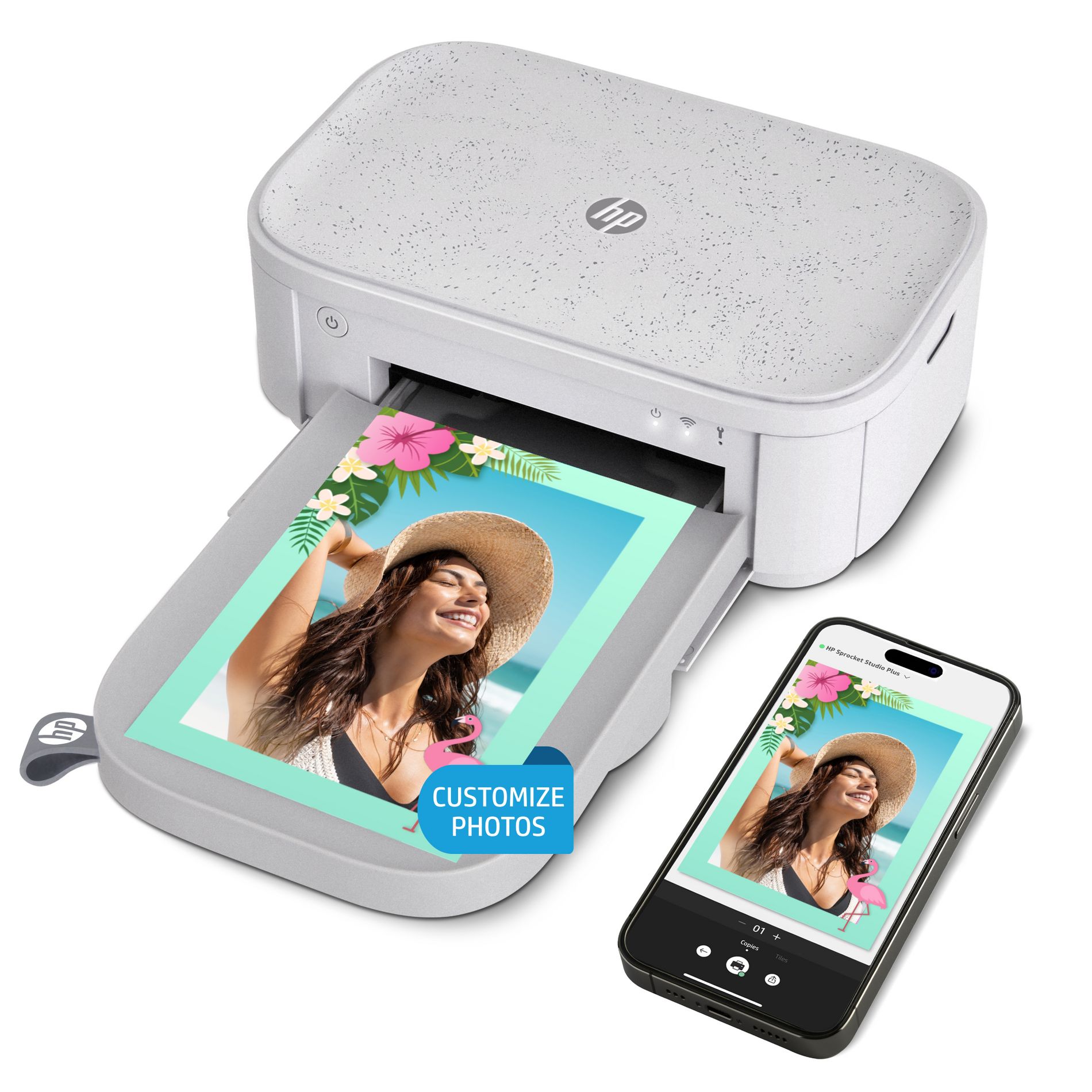 HP Sprocket Studio Plus 4 x 6” Photo Paper and Cartridges (Includes 108 Sheets and 2 Cartridges)