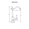 ALFI Point of Use Cold Water Drinking Faucet with Traditional Swivel Spout - 2 of 2