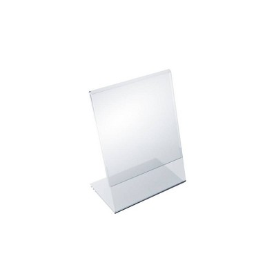 Azar Displays 3.5" X 5.5" 10pk Vertical L - Shape Sign Holder