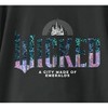 Wicked Two-Tone Glitter Print Logo Girl’s Black Crew Neck Short Sleeve T-shirt - 2 of 2