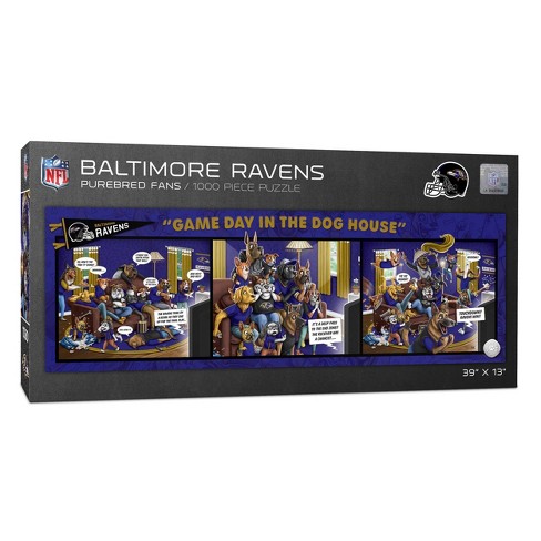 Nfl Baltimore Ravens Game Day In The Dog House Puzzle - 1000pc : Target