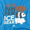 We Bare Bears Grizz Pan Pan Ice Bear Adult T-Shirt - 2 of 4