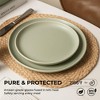 12-Piece Stoneware Dinnerware Set for 3 | Matte Glaze Plates, Bowls & Mugs | Microwave, Dishwasher Safe, Non-Toxic & Stackable-- Frevyn - 4 of 4