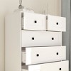Okak 5/6/7-Drawer Chest with Farm Door Quick Assembly, Spacious Storage for Miscellaneous Items, Multi-Room Use as Dresser or Nightstand - 3 of 4