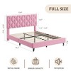 Upholstered Platform Bed Frame with Adjustable Headboard – Heavy-Duty, Noise-Free, No Box Spring Needed - 2 of 4