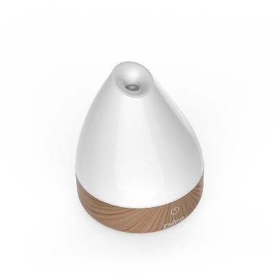 Serenity Whisper 6'' White Ultrasonic Aromatherapy Oil Diffuser