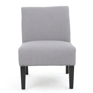 Kassi Accent Chair - Gray - Christopher Knight Home, Light Gray