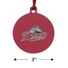 Rider University Primary Logo Aluminum Holiday Christmas Tree Ornament - 3 of 4