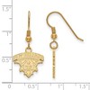 Black Bow Jewelry 14k Yellow Gold Plated Sterling Silver New Orleans Privateers NCAA Dangle Earrings - 2 of 3