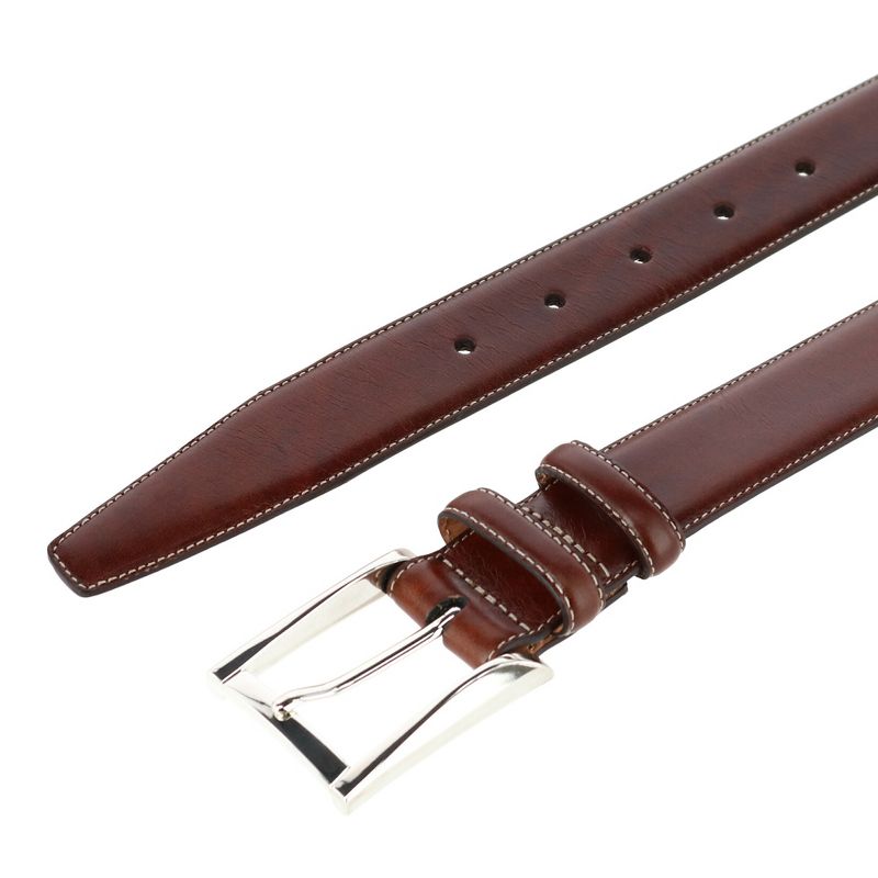 Trafalgar Men's Easton 32mm Cortina Leather Dress Belt, 2 of 3