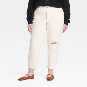 Women's Mid-Rise 80's Slim Fit Jeans - Universal Thread™ - 1 of 3