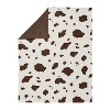 Sweet Jojo Designs Boy Baby Swaddle Blanket Wild West Cowboy Brown and Off White - 2 of 4