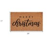 HomeRoots 17" X 29" Natural and Black Coir Merry Christmas Outdoor Christmas Door Mat - 3 of 3