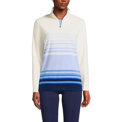 Lands' End Women's Anyweather Fleece Quarter Zip Pullover