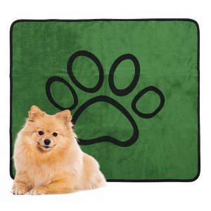 Unique Bargains Grass Pad for Dogs Potty Green 1 Pc - 1 of 4