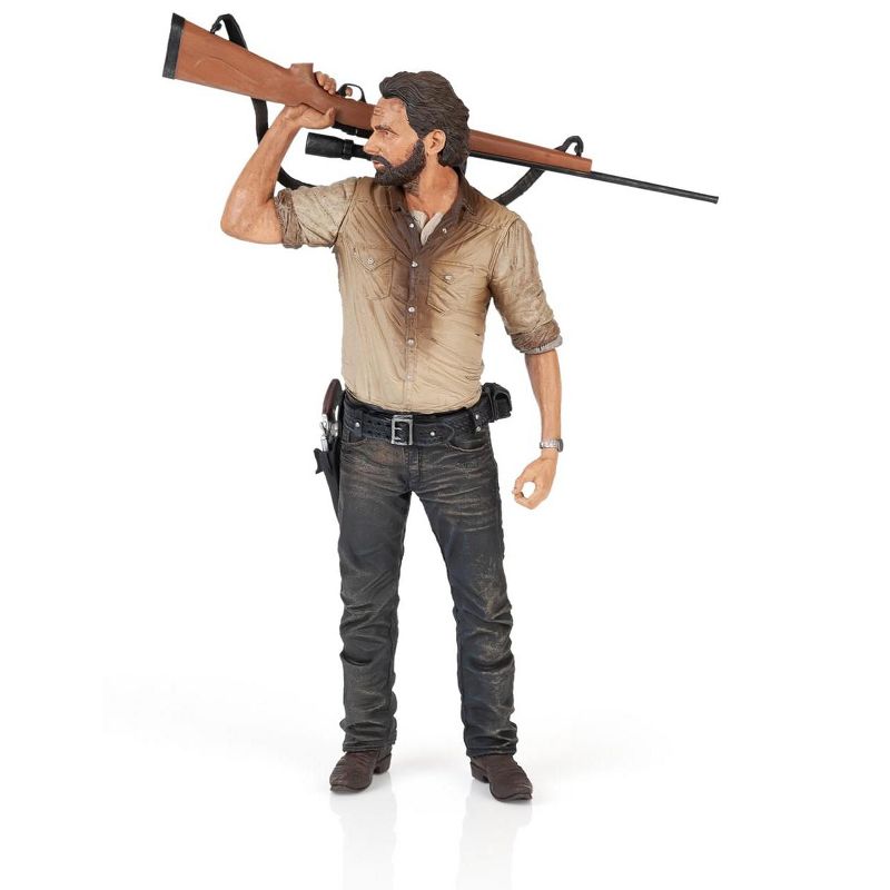 Mcfarlane Toys The Walking Dead Rick Grimes Deluxe Poseable Figure | Measures 10 Inches Tall, 1 of 8