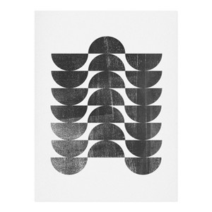 GalleryJ9 Mid Century Modern Op Art Black And White Pattern Art Print - Society6 - 1 of 1