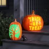 18" Lit Pumpkin with Timer Full Blow Mold Halloween Decorative Prop - Hyde and EEK! Boutique™ - 2 of 3