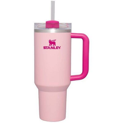 Stanley 40 oz Stainless Steel H2.0 Flowstate Quencher Tumbler - Flamingo