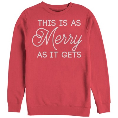 Women's CHIN UP Christmas Merry Fill Sweatshirt