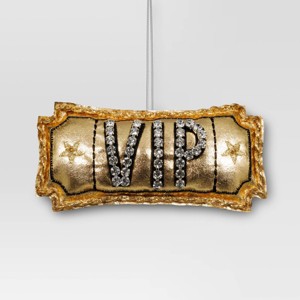Christmas Plush VIP Ornament - Wondershop™ - 1 of 3