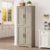 Pantry Cabinet,70" Tall Pantry Cabinet with Adjustable Shelves, Freestanding Storage Cupboard for Kitchen - 2 of 4