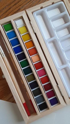 35pc Watercolor Paint Set - Mondo Llama™  Watercolor paint set, Paint set,  Watercolour painting