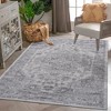 ChicFurnit Rug PAYAS CollectionIndoorKid and Pet Friendly Stain Resistant Non Shedding for Modern Homes, Silver, 77.5"*6.3"*6.3" - 3 of 4