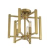 Savoy House Benson 3 - Light Semi-Flush Mount in  Warm Brass - 4 of 4