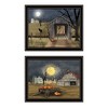YOOCOZZ 2-Piece Halloween Decoration Wall Art Sets,Trendy Decor 4U Vignette Halloween Season in the Country White Framed Wall Art - 2 of 4