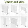 47-inches W x 72-inches H White Galvanized Sheet Screen Outdoor and lndoor Divider for Balcony Patio Garden Room Divider (Jungle) - 4 of 4