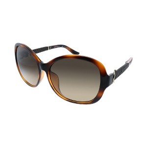 Salvatore Ferragamo SF 744SLA 214 Womens Butterfly Sunglasses Tortoise 59mm - 1 of 3