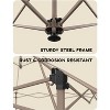Outdoor Patio Gazebo 12x12ft, Pop up with Mosquito Netting, Outdoor Canopy Tent with 4 Ropes 8 Stakes, Portable Carrying Bag and Double Roofs - 2 of 4