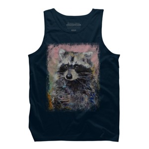 Men's Design By Humans RACCOON By creese Tank Top - 1 of 3