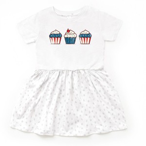 The Juniper Shop Patriotic Cupcakes Toddler Dress - 1 of 4
