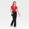 Girls' Ribbed Cozy Flare Sweater Pant - art class™ - image 3 of 4