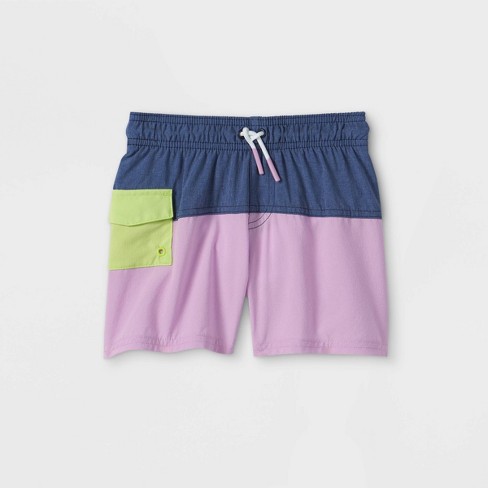 Boy's Swim Trunks With Lining and Drawstrings by Cat & Jack Details about   *New With Tags 12M 