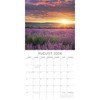 2026 Square Wall Calendar, Lavender, 16-Month Floral Theme with 180 Reminder Stickers (12x12 In) - 3 of 4