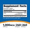 Nutricost Folic Acid (Vitamin B9) Capsules (1000 MCG) (240 Capsules) - 2 of 4