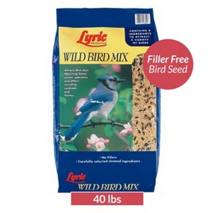 Lyric 40lb Outside Bird Seed Feeder Wild Bird Food: Attracts Cardinals, Finches, Jays - 1 of 4