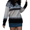 Women's Geo Print Sweater - Papillon - 2 of 2
